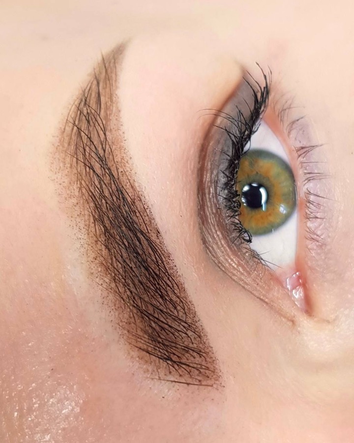 Permanentní make-up obočí — vlásková technika, Vesna