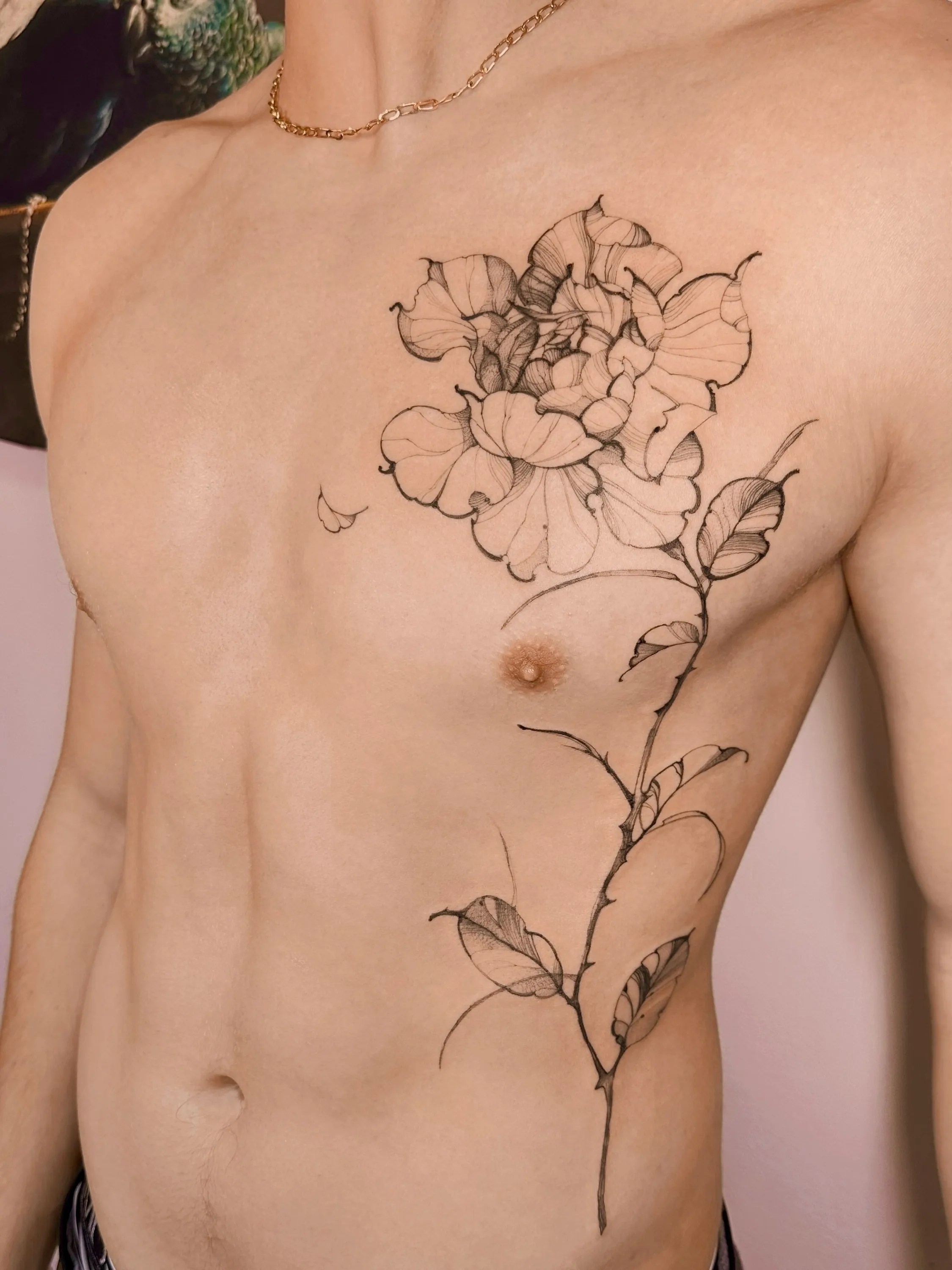 Floral tetování